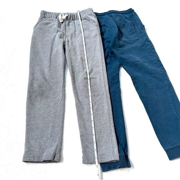 ⭐️ 5 for $25 A Set of 2 Kids' Gray and Blue Jogger Pants Size 7 - Picture 8 of 13
